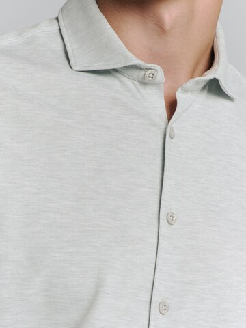No Excess Regular fit Button Up Shirt in Beige