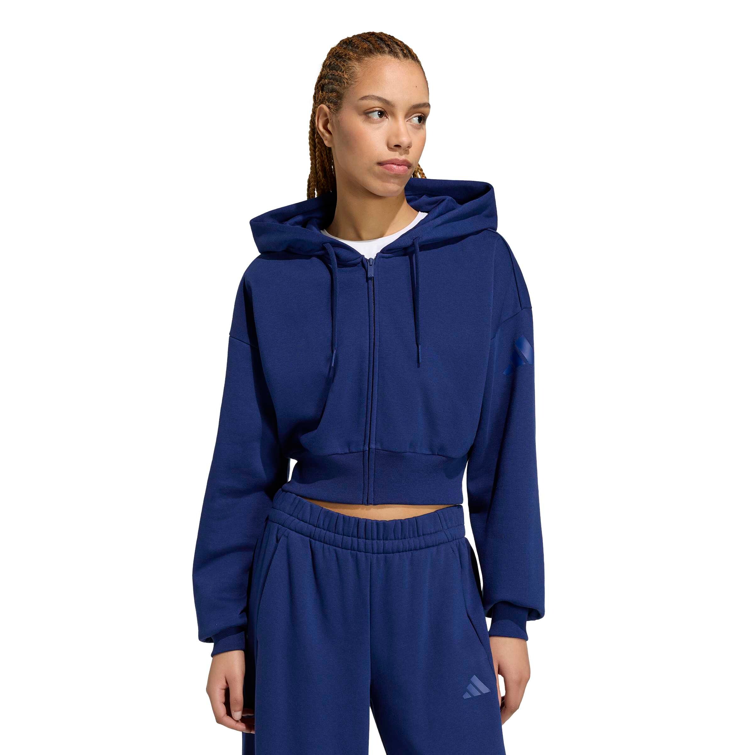 ADIDAS SPORTSWEAR Urheilullinen collegetakki värissä sininen: etupuoli