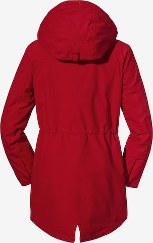 Schöffel Winter Parka 'Rotterdam' in Red