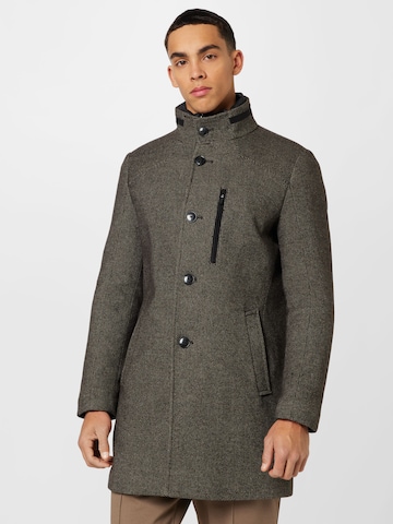 s.Oliver Between-seasons coat in Brown: front