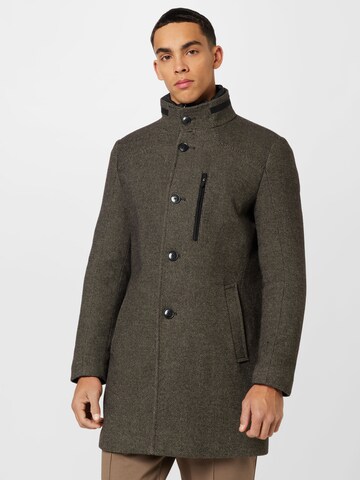 s.Oliver Between-Seasons Coat in Brown: front