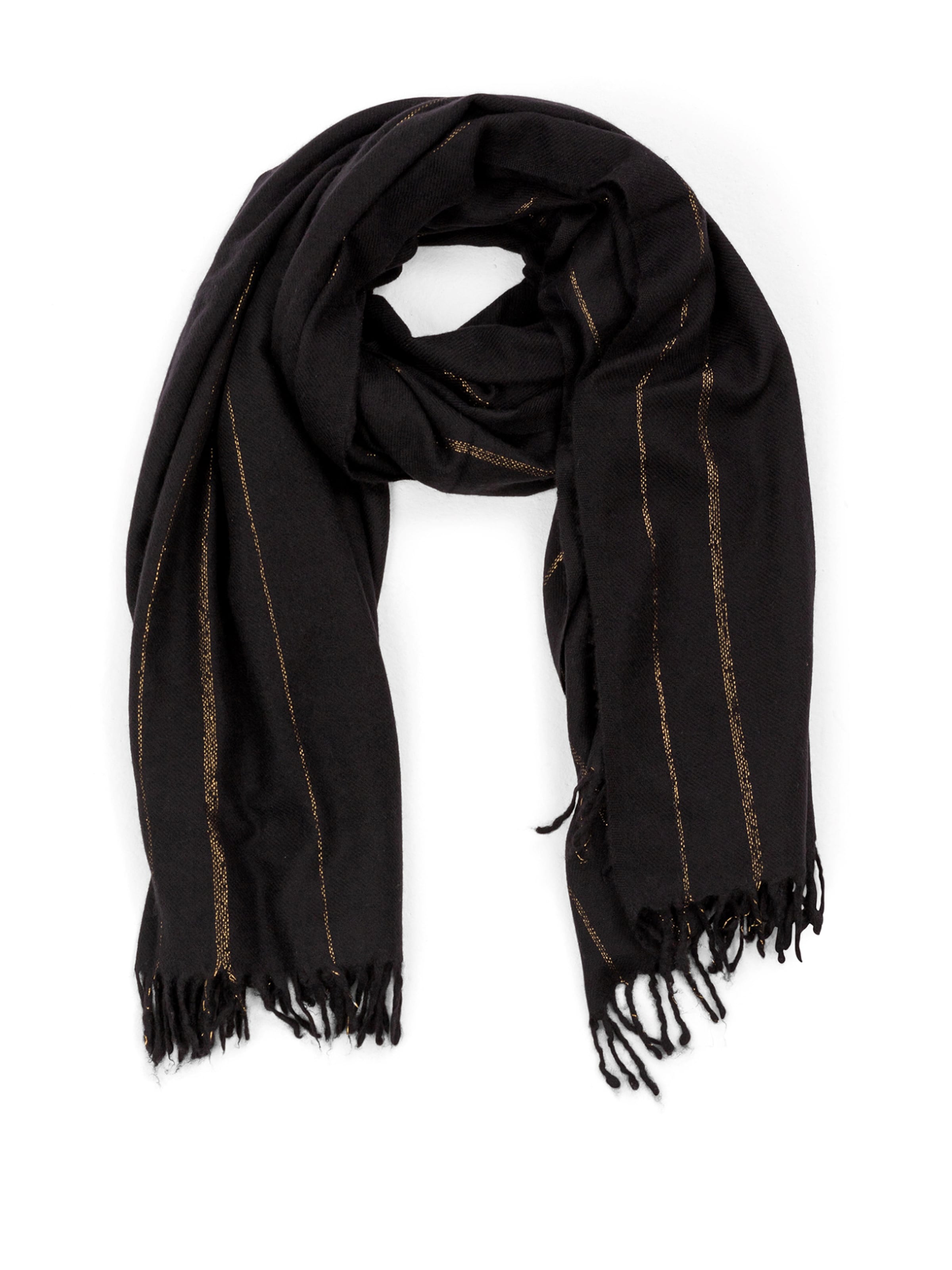 Sciarpa di CASH-MERE.CH in nero: frontale