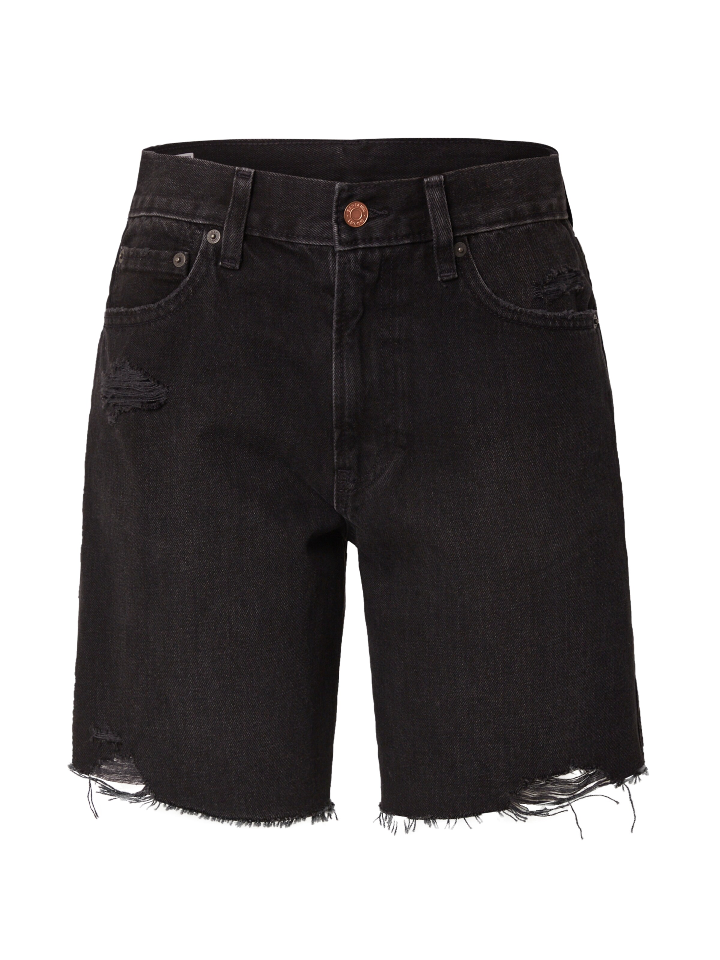 juoda GAP Džinsai: priekis