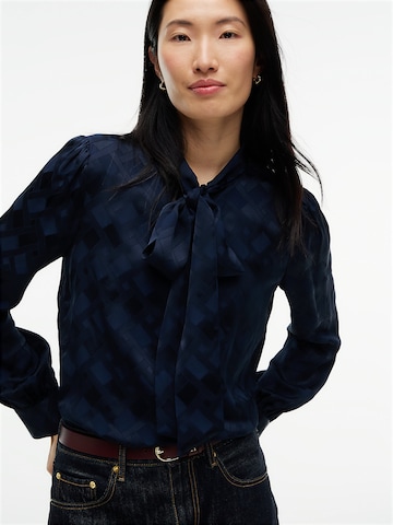TOMMY HILFIGER Bluse in Blau
