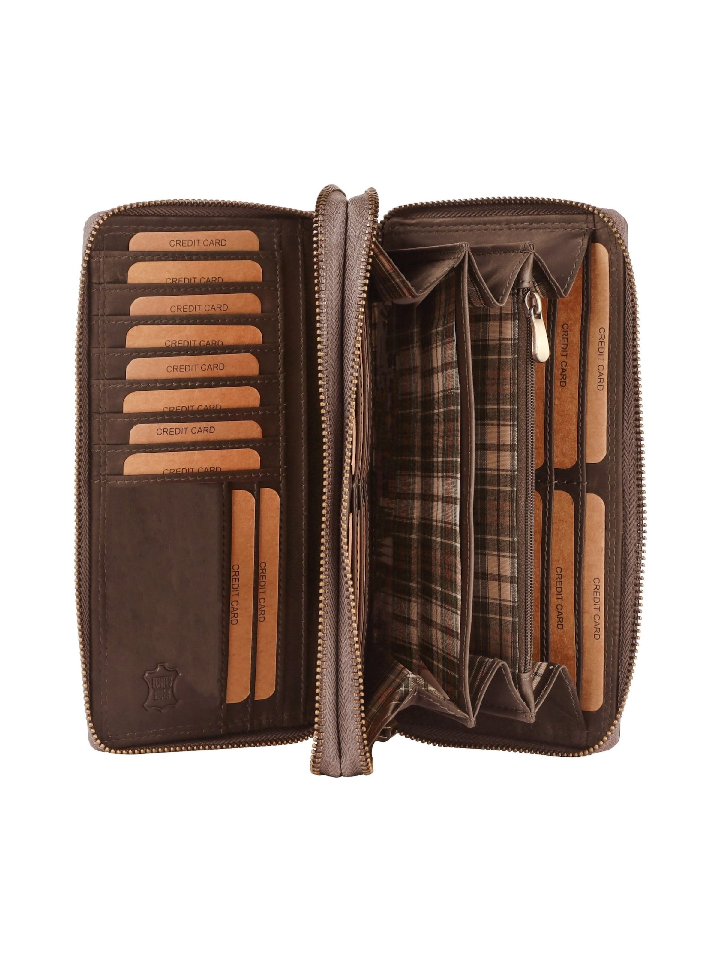 Benthill Wallet 'XXL - Groß' in Brown: front