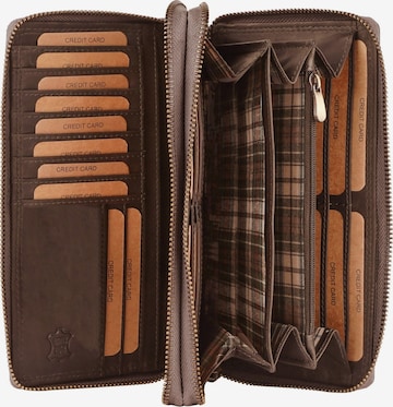 Benthill Wallet 'XXL - Groß' in Brown: front