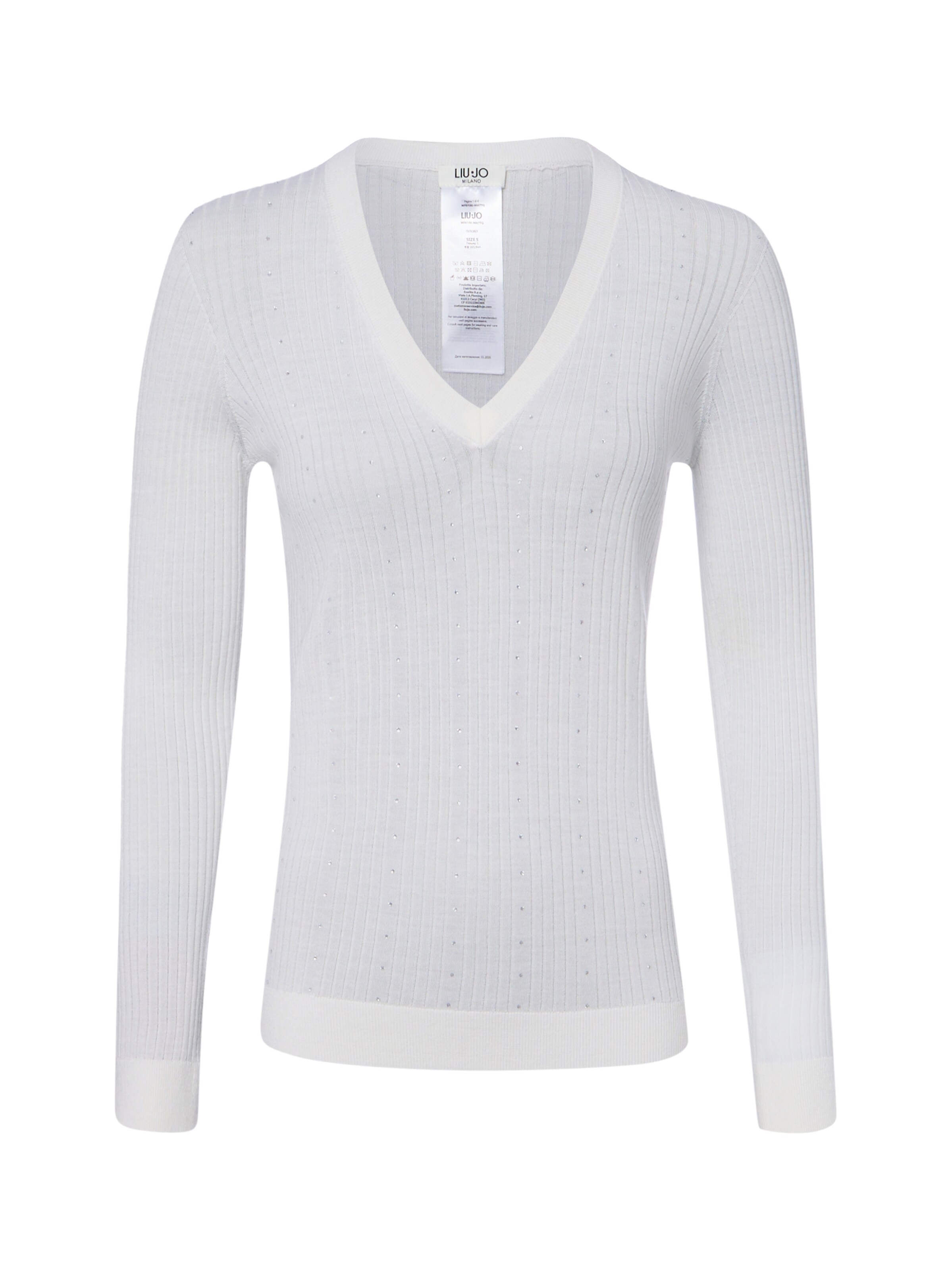 Pull-over ' Bianco Iana ' Liu Jo en blanc : devant