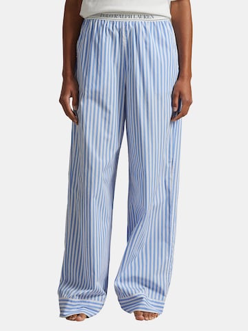 Polo Ralph Lauren Pyjamabroek ' Shirting Stripes ' in Blauw: voorkant