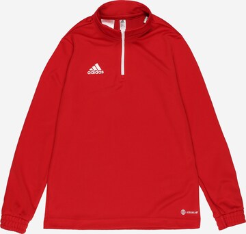 ADIDAS PERFORMANCE Sportsweatshirt 'Entrada 22' in Rot: predná strana