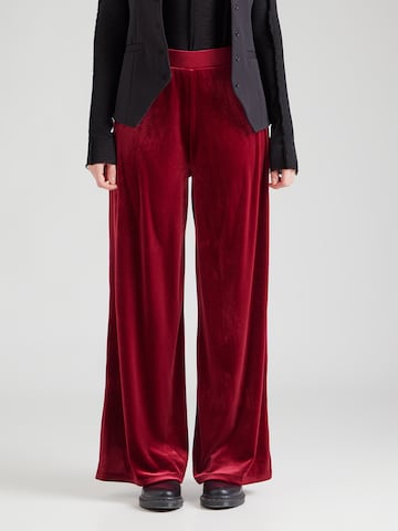 ABOUT YOU Bő szár Nadrág 'Liliana' - piros: elől