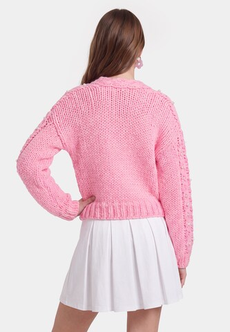 MYMO - Casaco de malha em rosa