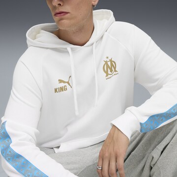 PUMA Sports sweatshirt 'Olympique de Marseille King' in White