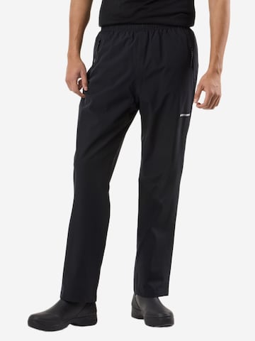SWEDEMOUNT Regular Outdoor trousers 'Tjörn' in Black: front