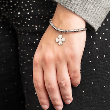 Lotus Armband in Silber: Vorderseite