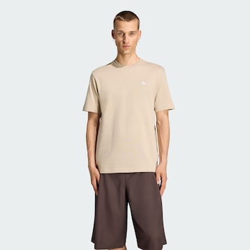 ADIDAS ORIGINALS Koszulka 'Trefoil Essentials' w kolorze beżowy: przód