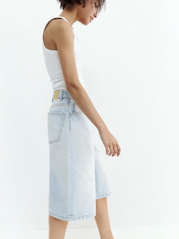 Largi Jeans de la Pull&Bear pe albastru