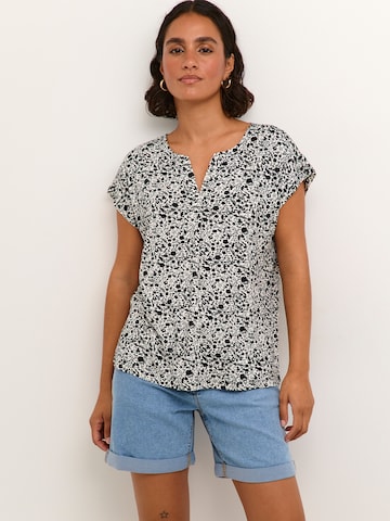 Kaffe Blouse 'Mille' in Zwart: voorkant