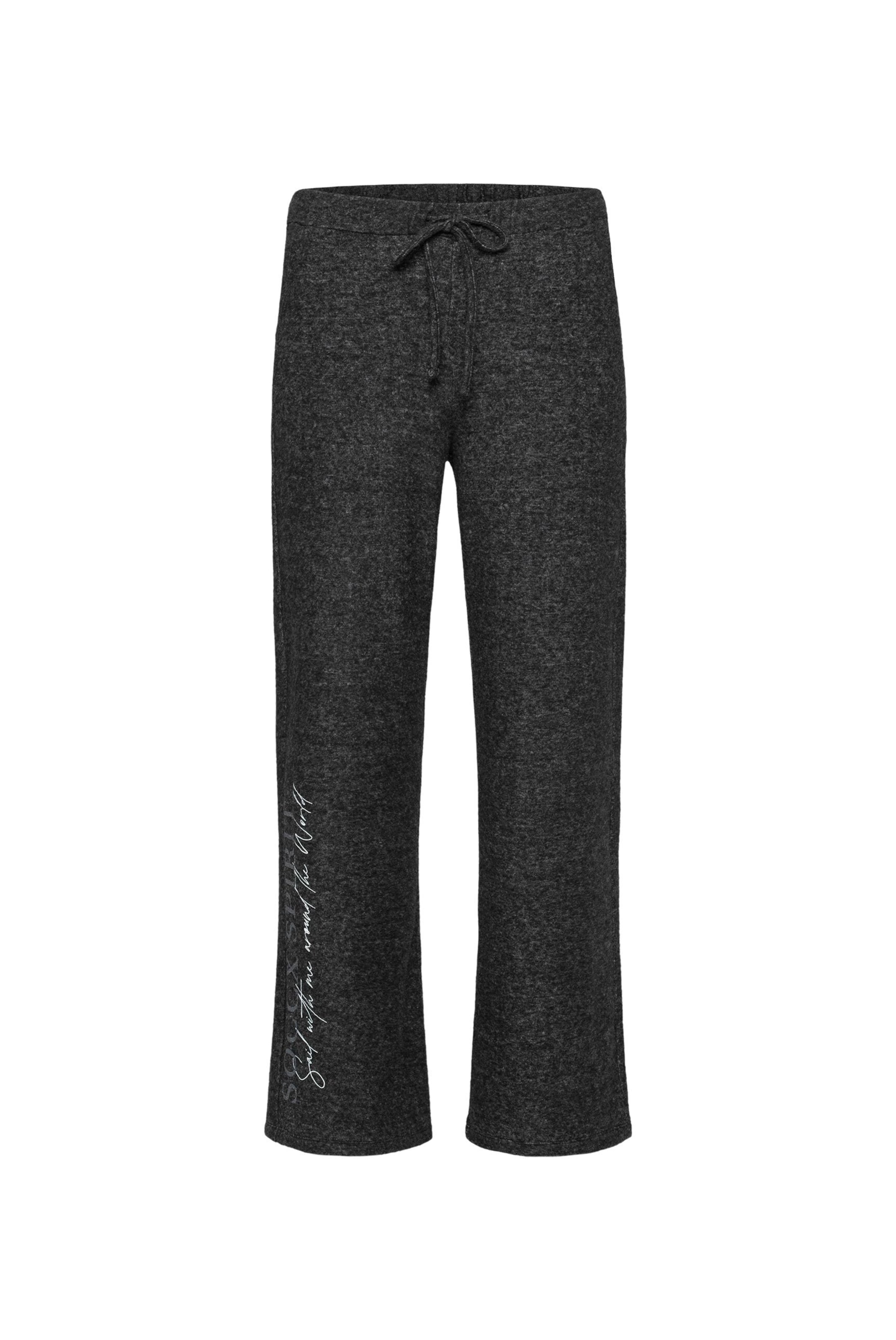 Soccx Loosefit Hose in Schwarz: Vorderseite