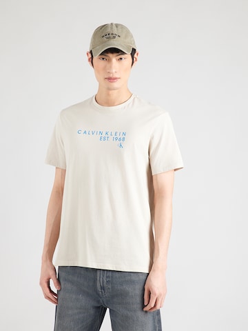 Calvin Klein JeansMajica - bijela boja: prednji dio