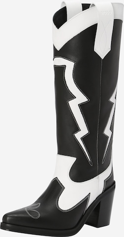 HUGO Cowboy boot 'Miley' in Black: front