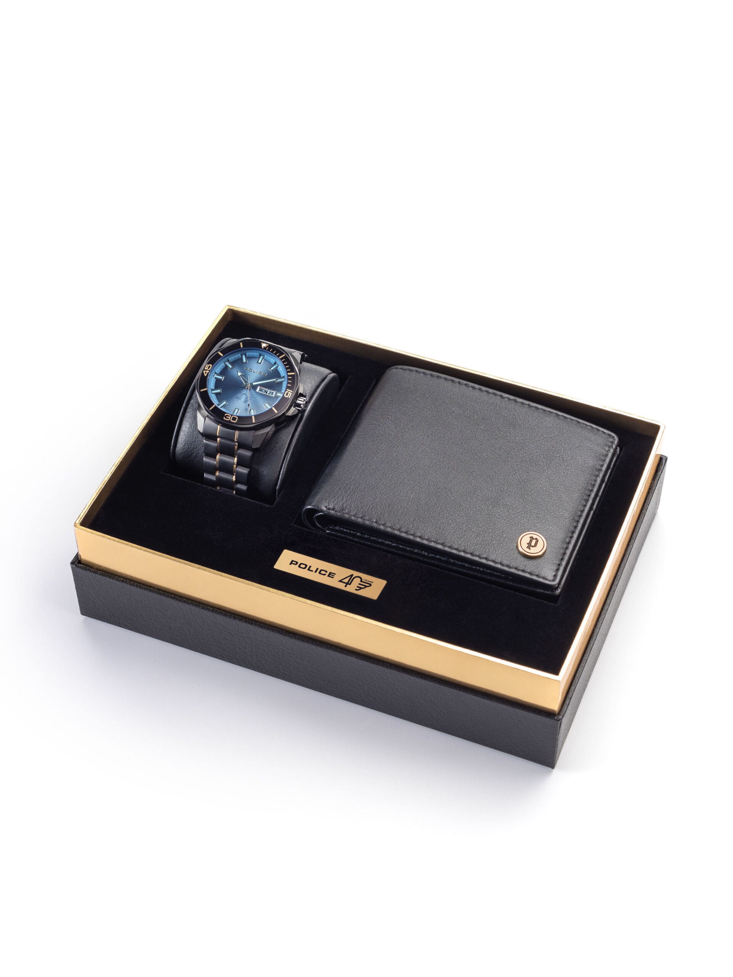 POLICE Analoog horloge 'Thornton' in Grijs: voorkant