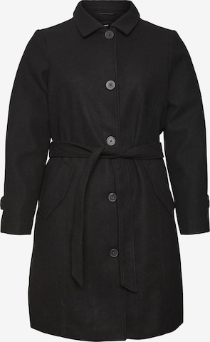Vero Moda Curve Between-Seasons Coat 'VINCE CHELSEA' in Black: front