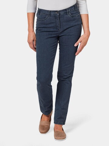 Goldner Slim fit Jeans 'Carla' in Blue: front