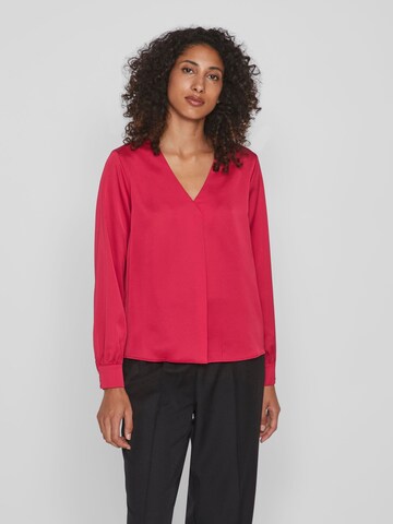 VILA Blouse in Roze: voorkant