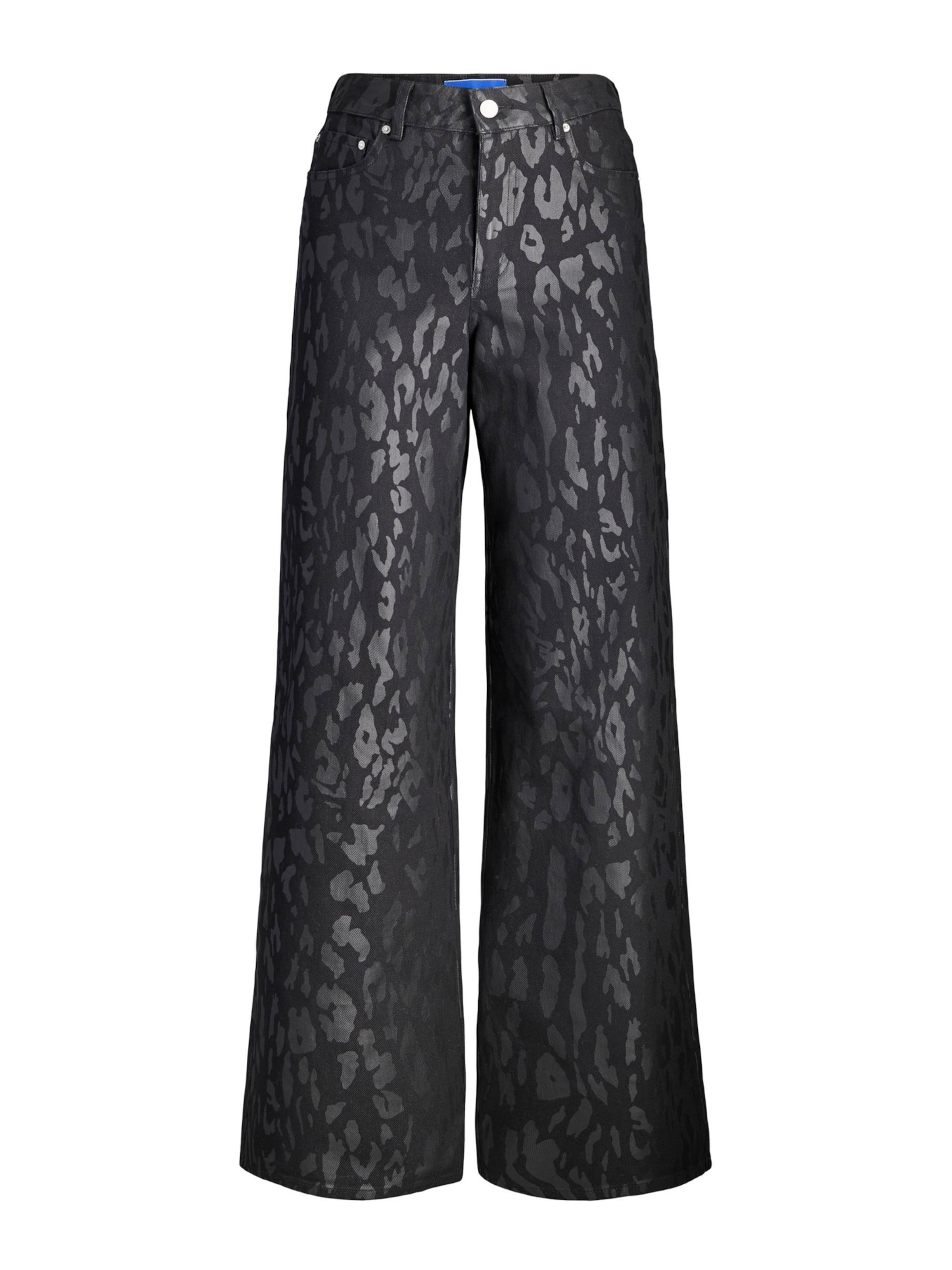 melns JJXX Platas staras Bikses 'JXSarah Tokyo': no priekšpuses