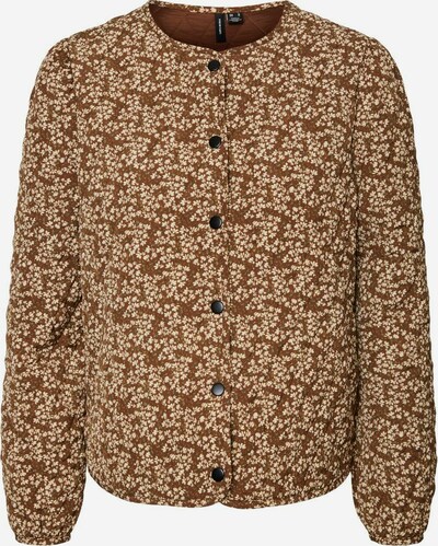 VERO MODA Übergangsjacke in braun / weiß, Produktansicht