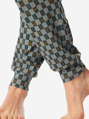 SCHIESSER Pyjama lang 'Comfort Nightwear' in Grün