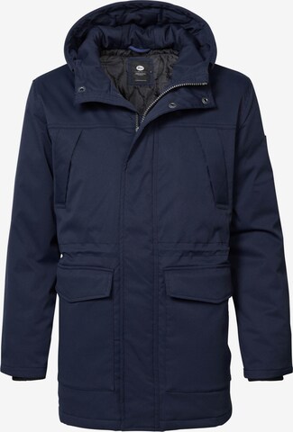 Petrol Industries Between-Seasons Parka in Blue: front