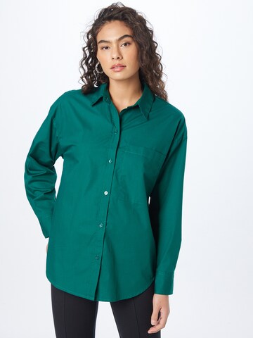 Camicia da donna di Abercrombie & Fitch in verde: frontale