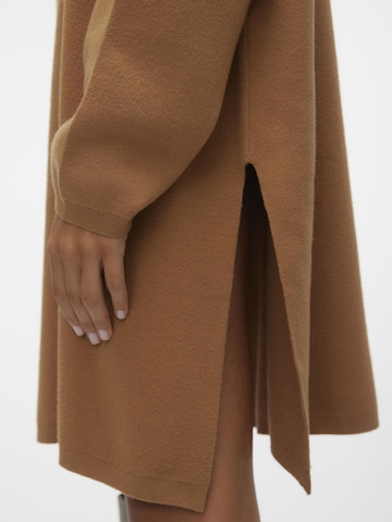 VERO MODA - Vestido de punto 'MATHILDE' en marrón