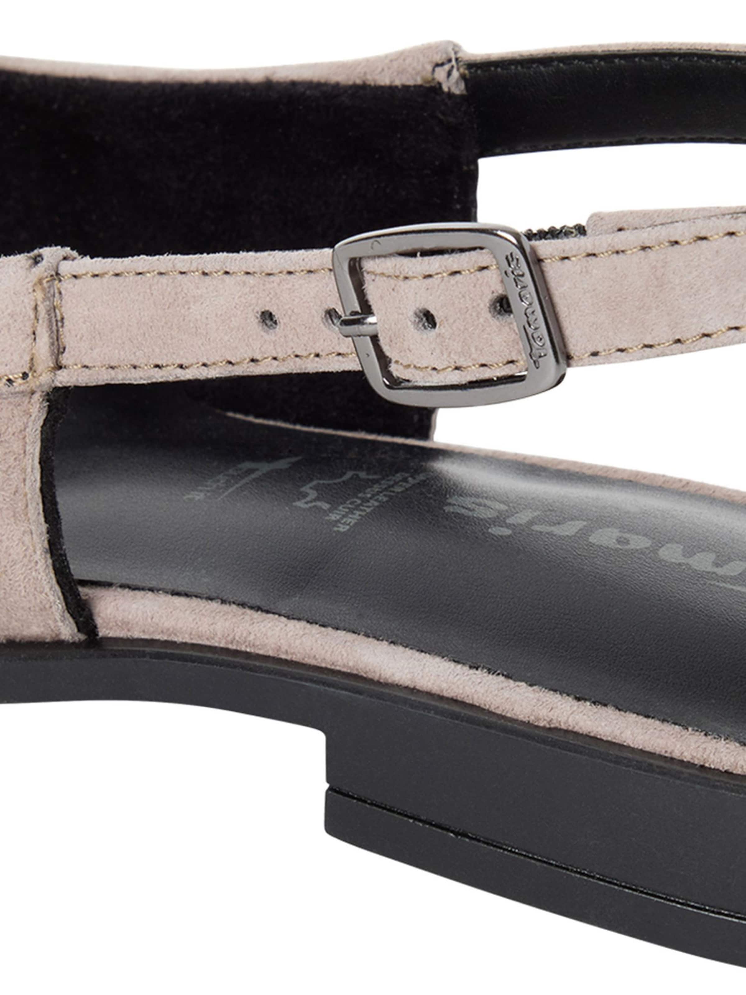 Ballerines à lanières Tamaris en beige