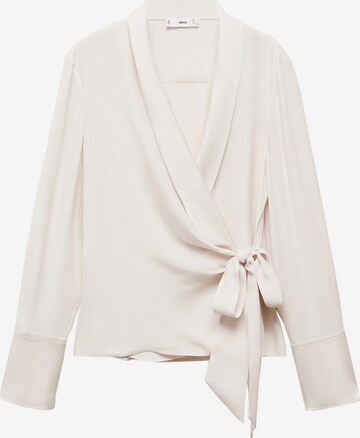 MANGO Blouse 'RIDER' in Wit: voorkant
