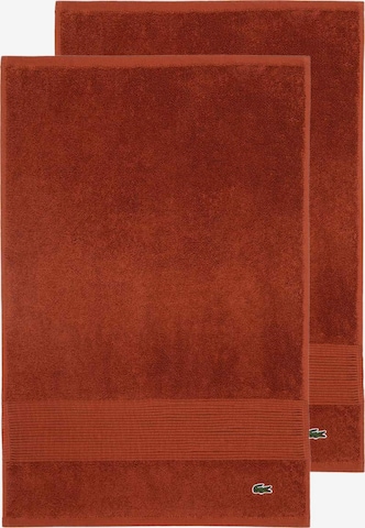 LACOSTE Handtuch 'LLECROCO' in Rot: Vorderseite