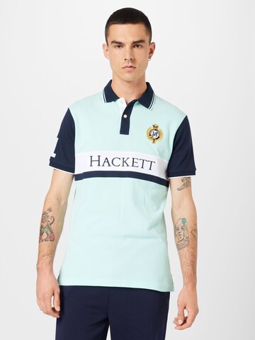 Hackett London Poloshirt in Blau: Vorderseite