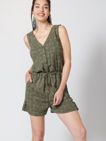 Tuta jumpsuit di KOROSHI in verde