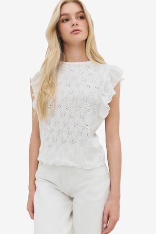 No Matter What Blouse in White: front