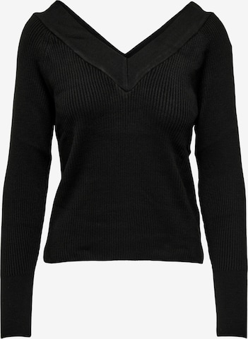 Pull-over 'NEW TESSA' ONLY en noir : devant