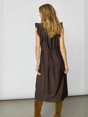 co'couture - Vestido ' Hera ' em castanho