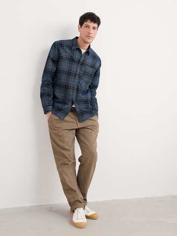 Coupe regular Chemise 'Shoreman' Seasalt Cornwall en bleu