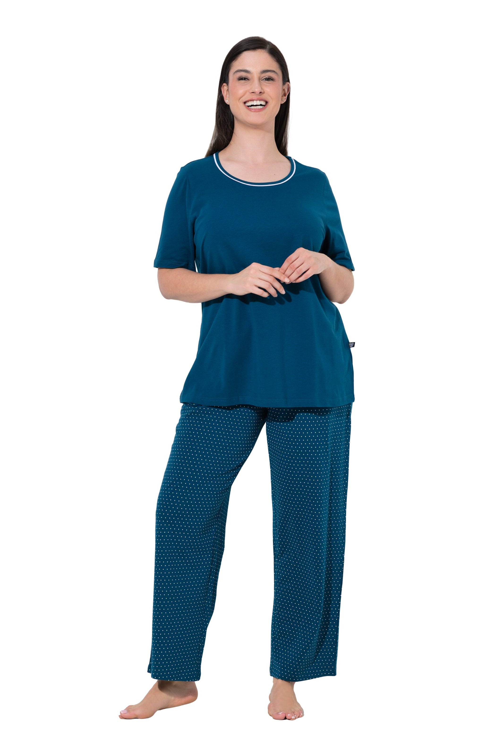 Ulla Popken Pyjama in Groen