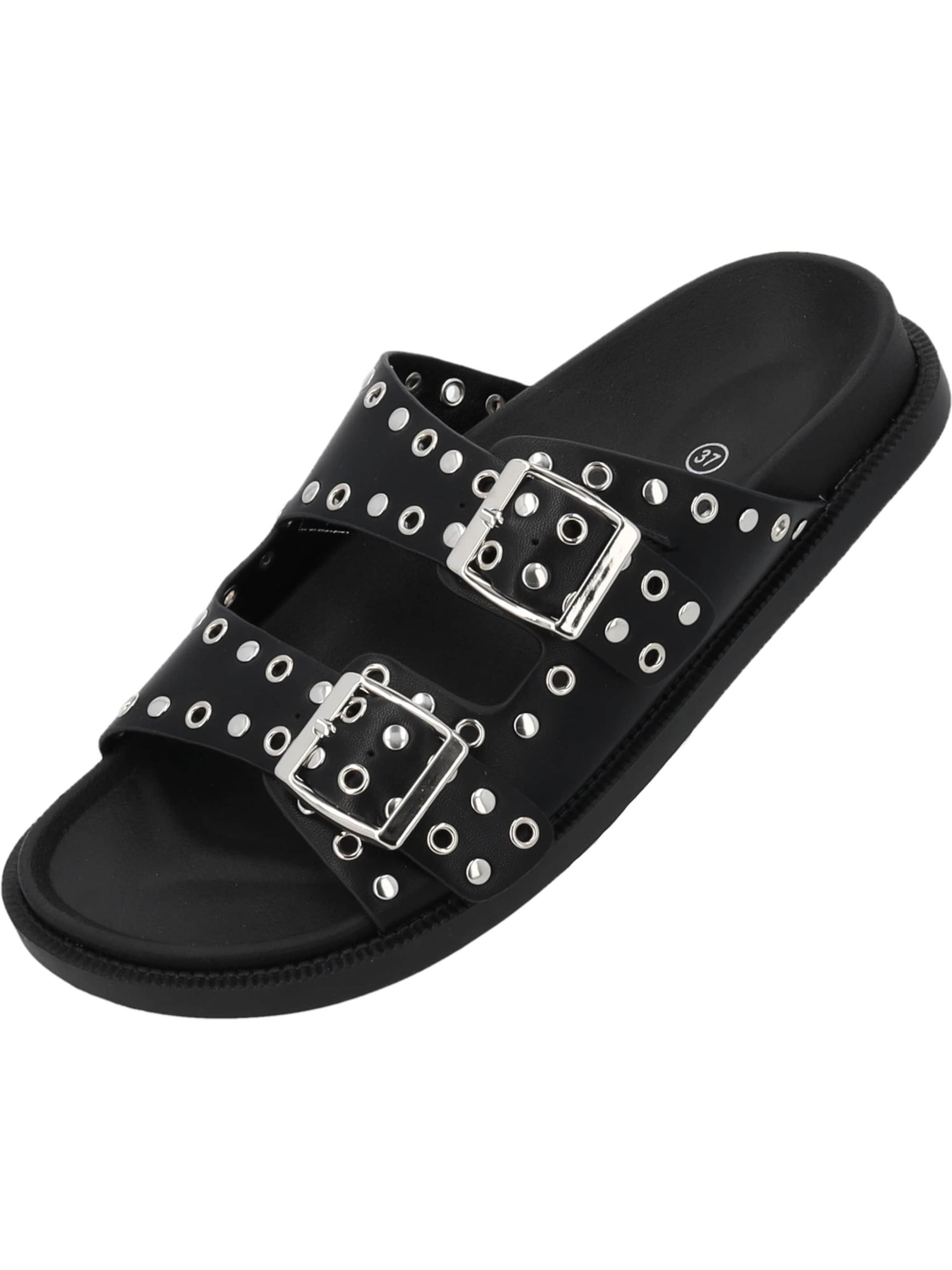 Palado by Sila Sahin Sandal 'Palado Kannur by Sila Sahin' in Black: front