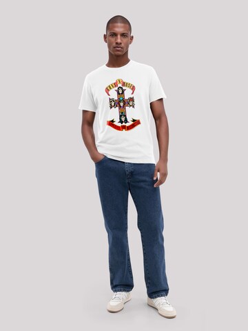 T-Shirt 'Guns 'n' Roses Appetite For Destruction' F4NT4STIC en blanc
