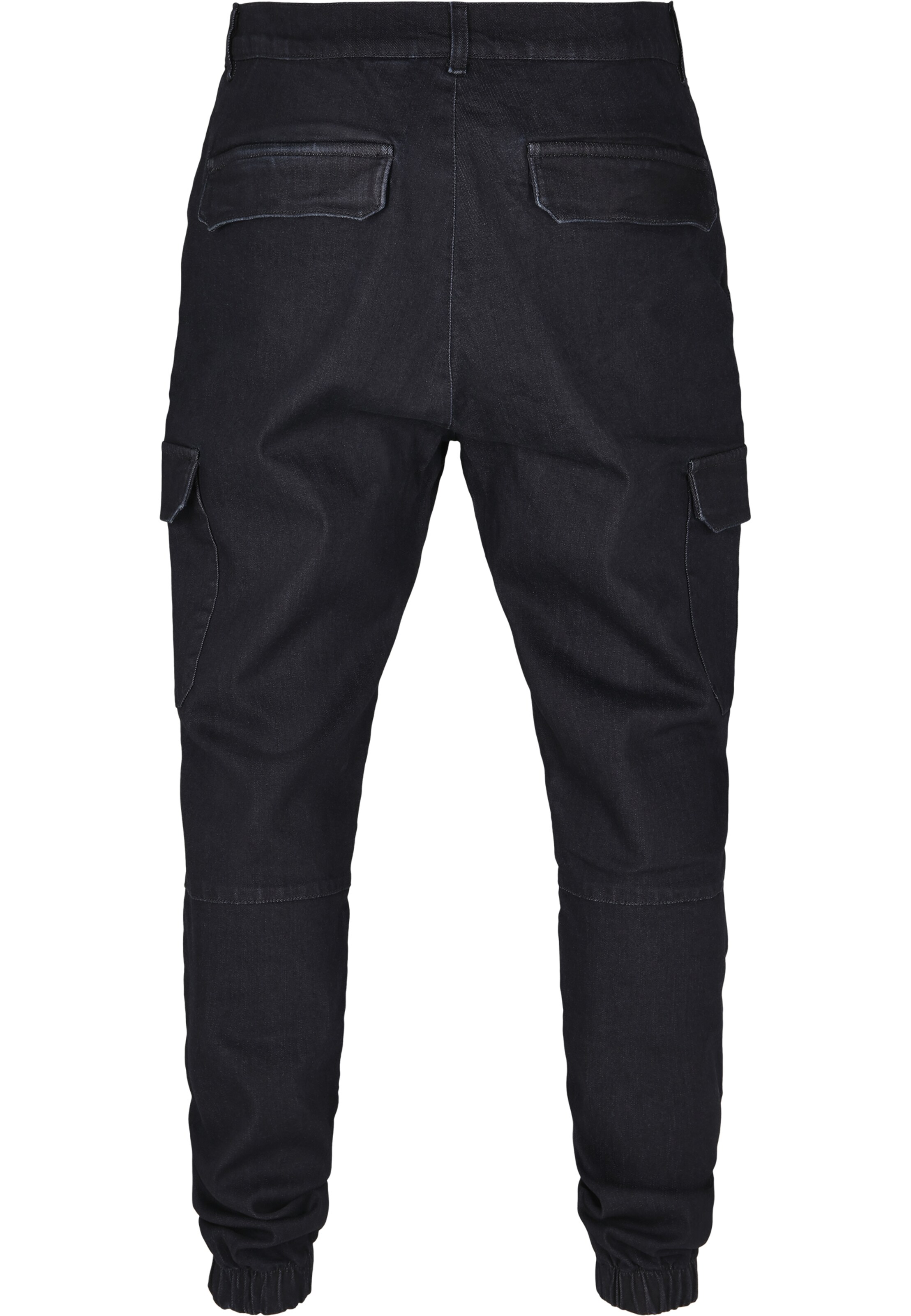 Urban Classics Regular Cargojeans i svart