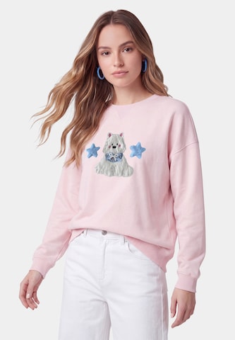 MYMO - Sweatshirt em rosa: frente