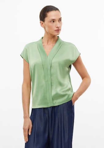 s.Oliver BLACK LABEL Shirt in Grün: Vorderseite