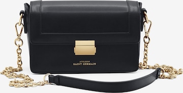Ateliers Saint Germain Schultertasche 'SAINT-CLOUD' in Schwarz: Vorderseite